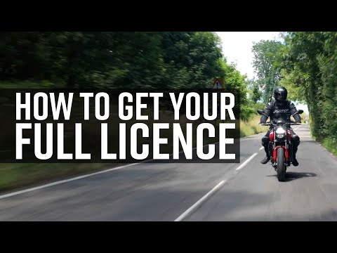 How to Get Your Full Motorcycle Licence - A1, A2, A - ALL Explained!
