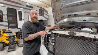Dodge Ram A/C Fix! Replacing Air Conditioning / Compressor Locked Up