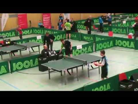Leon Abich - Nick Neumann-Manz // Livestream Deutsche Jugendmeisterschaft Tischtennis 2013