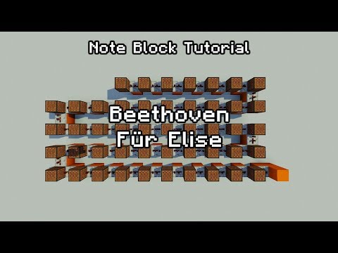 Candy Craft - Beethoven - Fur Elise - Minecraft Note Block Tutorial