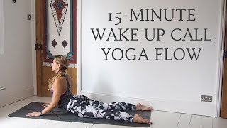 15-MINUTE MORNING YOGA FLOW | Gentle All Levels Yoga | CAT MEFFAN