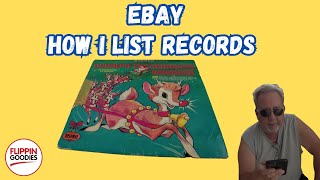 How I List Records to Sell on EBAY !