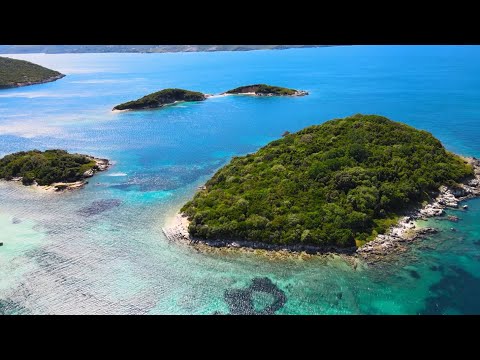 【4K】Drone Footage | Ksamil Islands | Sarandë | The Beauty of Albania