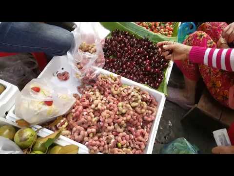 Asian Street Food 2018 - Walk Around Market Food In Phnom Penh - Cambodia