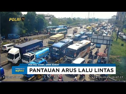NTMC POLRI - PANTAUAN ARUS LALU LINTAS SIANG 24/06/25