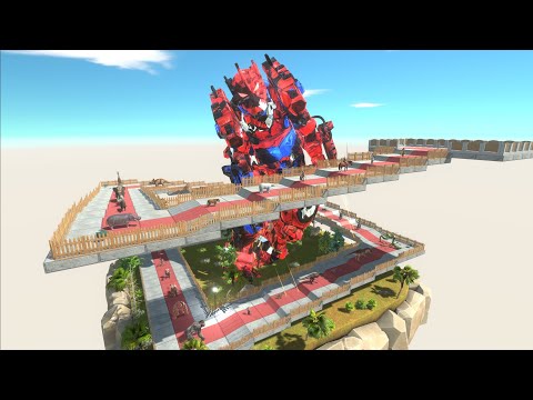 FPS Avatar with All Weapon Death Fall - Animal Revolt Battle Simulator