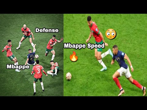 Mbappe Vs Morocco Defense 🔥| Mbappe Speed Vs Morocco😱🔥|