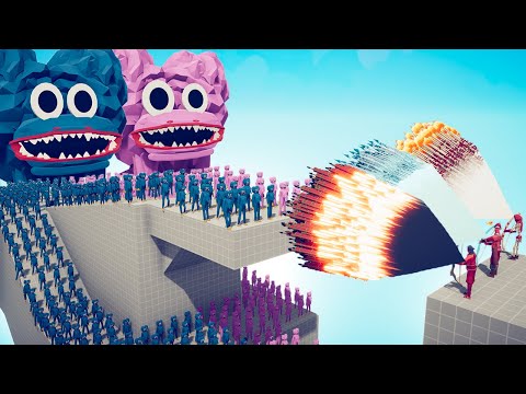 100x POPPY PLAYTIME + GIANTS vs 3x EVERY GOD - TABS | Totally Accurate Battle Simulator 2023