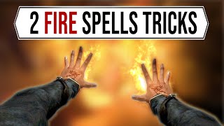 2 Tips and tricks for fire spell mage builds in Skyrim!