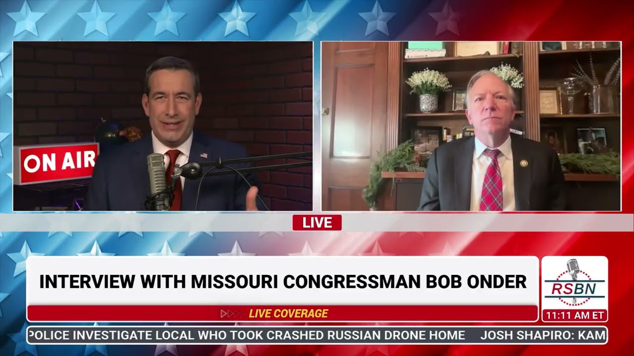 WATCH: RSBN Interviews  Congressman Bob Onder of Missouri's 3rd District - 12/4/25