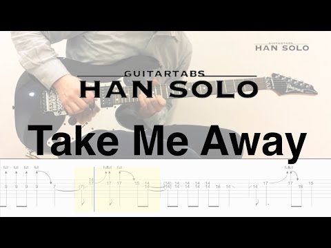 【HanSolo Electric】Take Me Away | Christina Vidal | Guitar Solo | Guitar Tabs