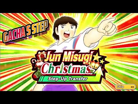 [Gacha] Jun Misugi Christmas Step Up Transfer 5 Steps- Captain Tsubasa Dream Team