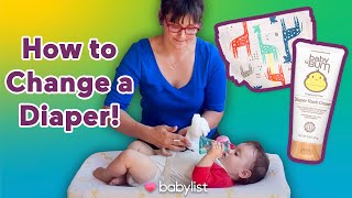 How to Diaper a Baby - Babylist