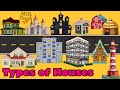 Types Of Houses Kutcha House And Pucca House Different Types Of Houses Types Of Houses