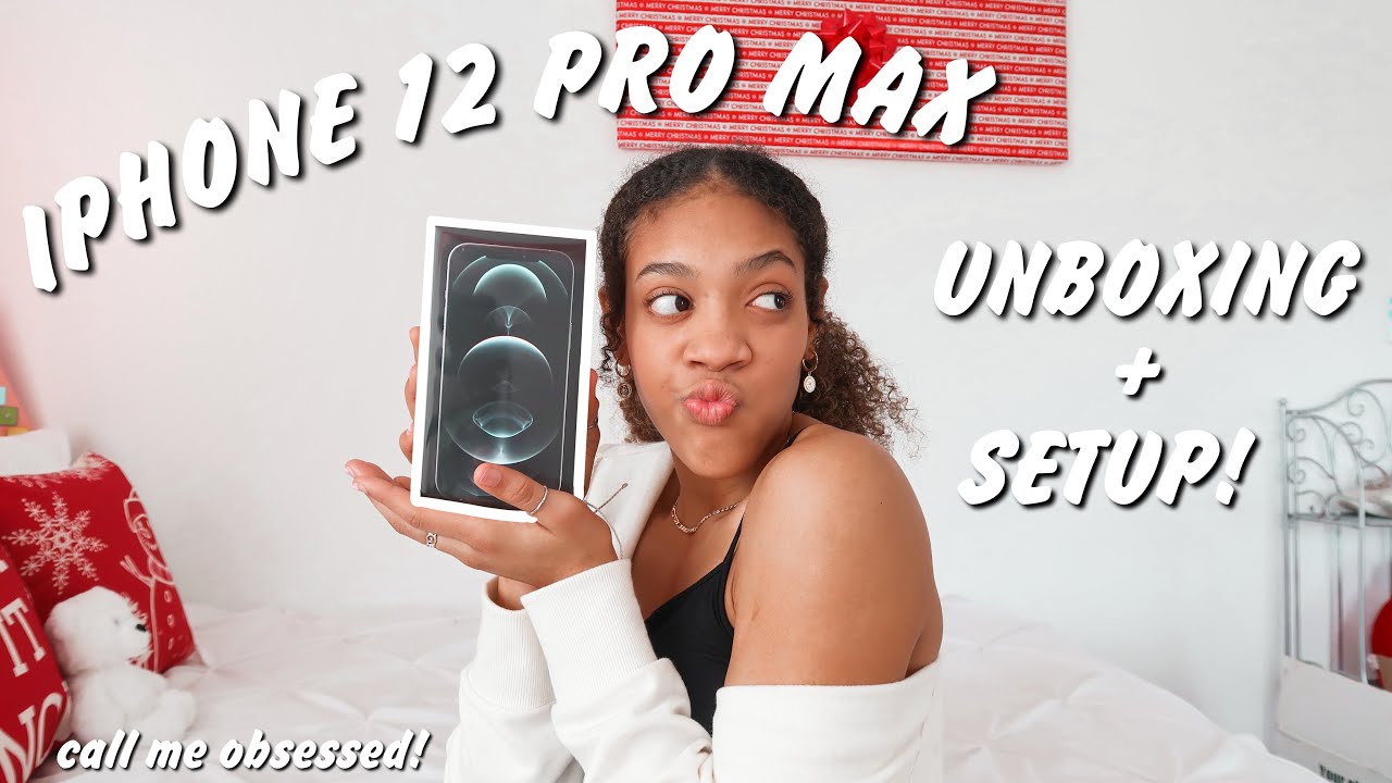 iPHONE 12 PRO MAX UNBOXING AND SETUP!