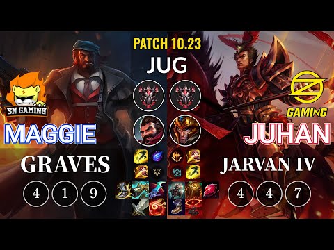 SN Maggie Graves vs OZ Juhan Jarvan IV Jungle - KR Patch 10.23