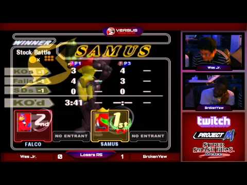 VS Weekly 9/10/14 - Losers R5 - Wes Jr (Samus) vs BrokenYew (Falco) - SSBM