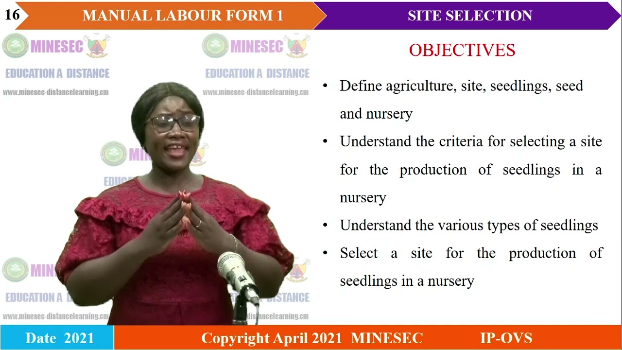 AGRICULTURE- Site Selection