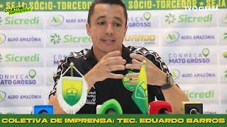 Eduardo Barros fala após a 9ª rodada do Mato-grossense 2026 - CUIABÁ x Várzea Grande