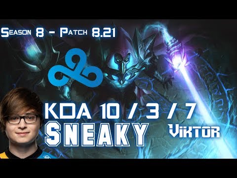 C9 Sneaky VIKTOR vs LUCIAN ADC - Patch 8.21 KR Ranked