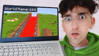 I Bought a Computer with Cursed Minecraft Worlds On It