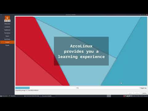 ArcoLinux : 2721 - Create a Calamares on the basis of the last git push and give feed-back