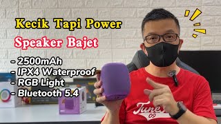 Unboxing Bluetooth Speaker Bajet Murah bawah Rm100 SonicGear SonicGo 5 Speaker Kecil dan Compact
