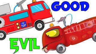 Download lagu Good Vs Evil Fire Truck | Fire Truck Vs Fire Truck mp3