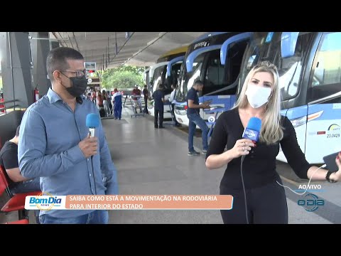 Movimentação na Rodoviária para o interior do Estado 22 07 2022