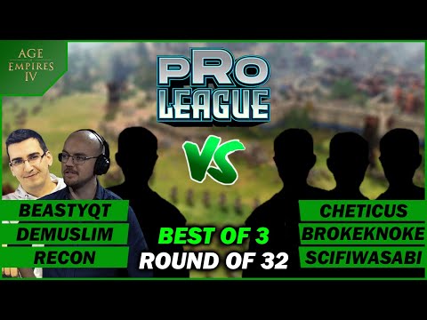 Age of Empires 4 - The STRAELBORAAAAAS vs Fire Lancers - Pro League 3 vs 3