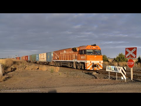 5AM5 Intermodal Containers With Solo NR30 "Great Southern" (15/1/2021) - PoathTV Australian Trains