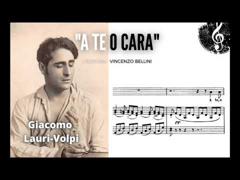 "A te o cara..." I Puritani, V. Bellini - Giacomo Lauri-Volpi in 1922 (with score!) HQ 1080p