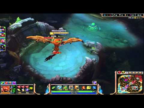 AD Gangplank 100% Critical Strike Animation - League of Legends