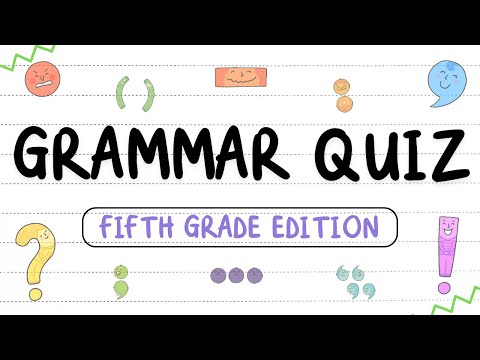 🎯 Grammar Quiz for Kids | Fifth Grade Edition | Twinkl USA
