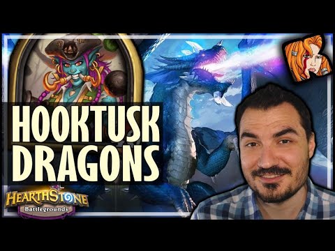 HOOKTUSK IS INSANE WITH DRAGONS! - Hearthstone Battlegrounds