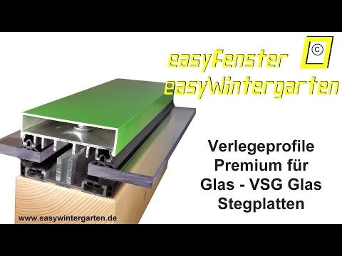 Verlegeprofile Premium Montage der Profile