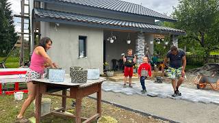Download lagu A Productive Day in the Mountains | Family Builds, Gardens & Cooks Together ❤️🏔️ mp3
