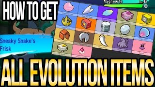 Where to Get All EVOLUTION ITEMS in Pokemon Sun and Moon | Austin John Plays