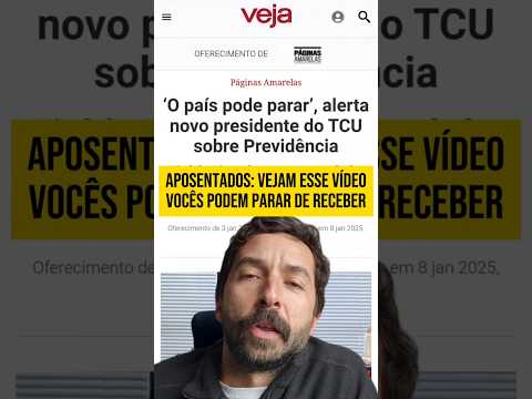 Aposentados podem parar de receber…