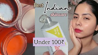 Top 7 Skincare under 100₹ that Actually Work ✨ Affordable Indian Skincare❤️