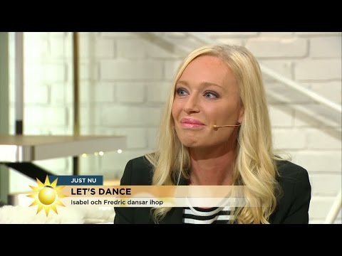 Hollywoodfrun Isabel Adrian tar plats i Let's dance - Nyhetsmorgon (TV4)