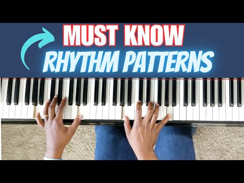 6 MUST KNOW Piano Chord Rhythm Patterns - Perfect For Beginners!