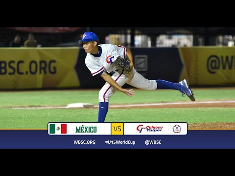 Highlights:  Mexico v Chinese Taipei - WBSC U-15 Baseball World Cup - Opening Round