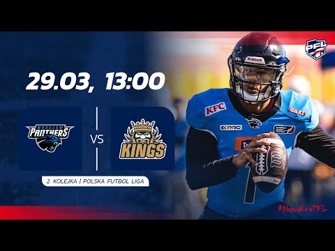 Panthers Wroclaw vs. Kraków Kings | 2. kolejka, 29.03.2025r. | Polska Futbol Liga