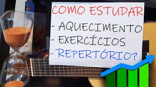 Como Estudar para EVOLUIR no violão: ROTINA DE ESTUDOS passo a passo