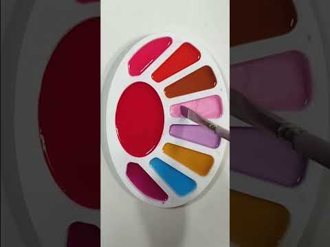 how to make a new water color #art #colormixing#satisfyingvideo#....