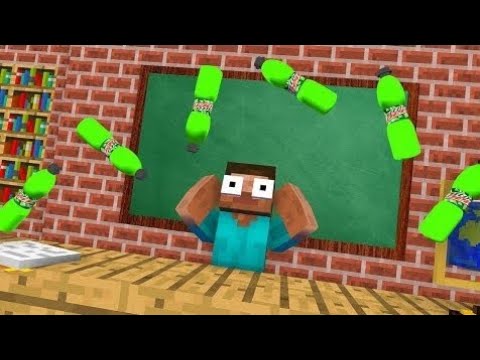 Monster School : Epic BOTTLE FLIP Challenge - Minecraft Animation (el video original con audio)