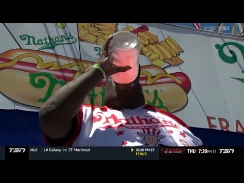 2022 Lemonade Chugging Contest! (Nathan’s Hot Dog Contest)