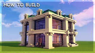 Minecraft: How To Build a Modern Victorian House Tutorial