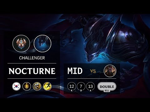 Nocturne Mid vs Kled - KR Challenger Patch 9.24